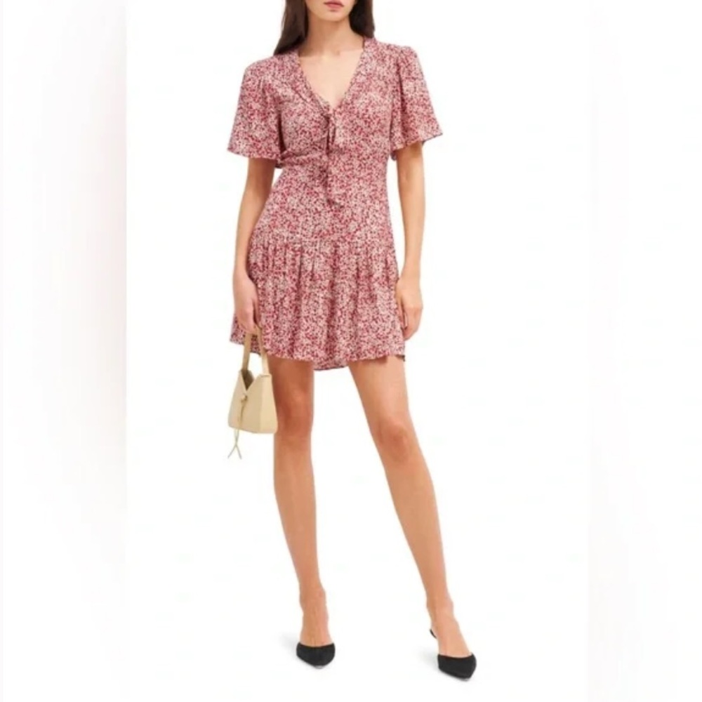 NWT Reformation Adelina Dress La Vie En Rose